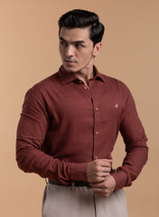 The Juicy Bright Strawberry Lyocell Shirt with Lively Hue, Comfort Fit