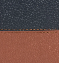 The Passage ID Leather Pass Case Wallet – Navy & Tan